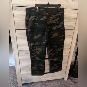 Soho Women's Green Camouflage Pants